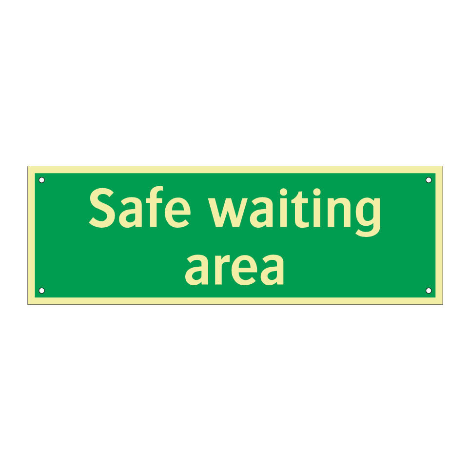 Safe waiting area