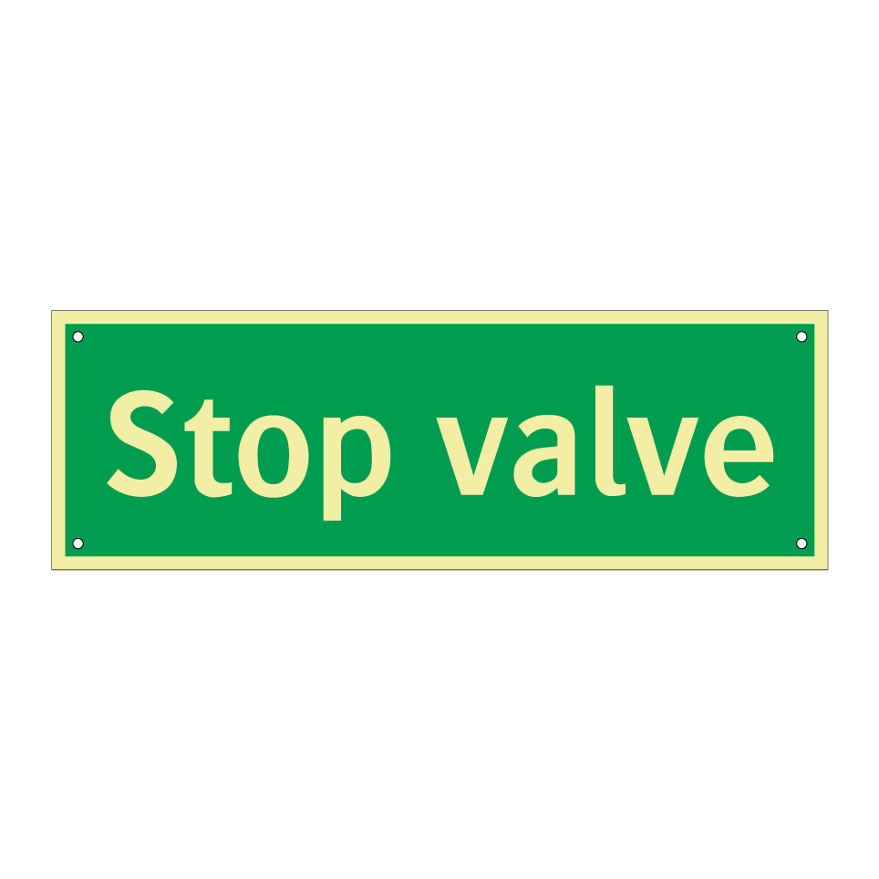 Stop valve
