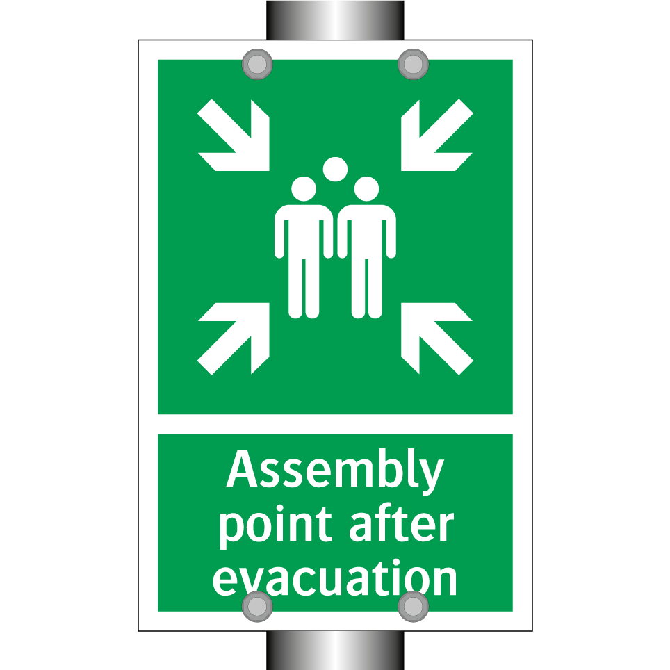 Assembly point after evacuation