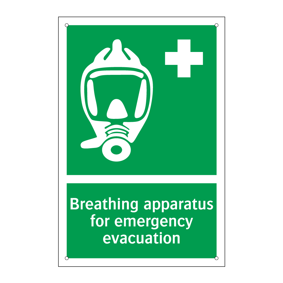 Breathing apparatus for emergency evacuation