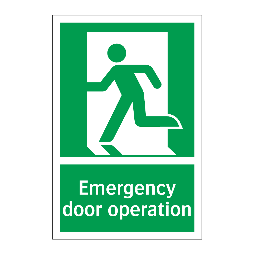 Emergency door operation