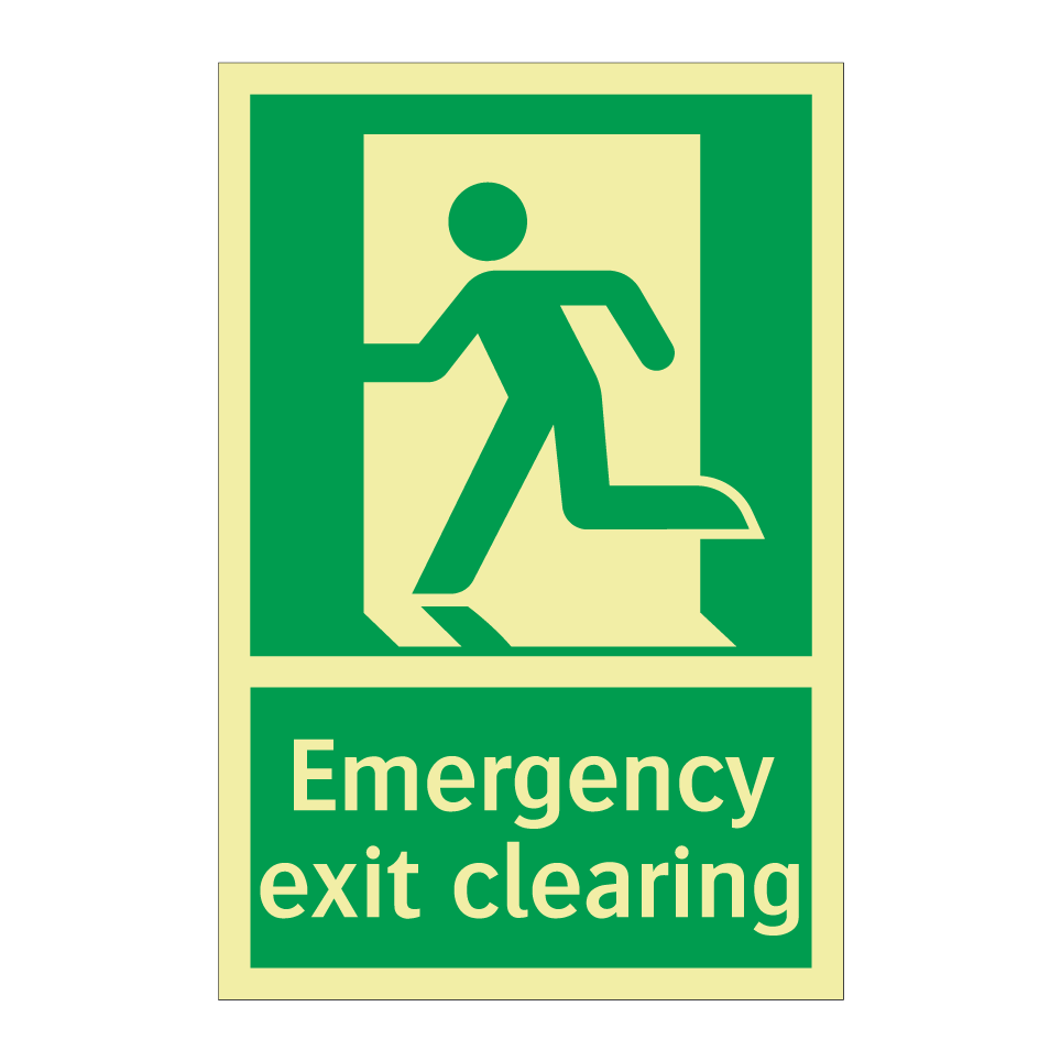 Emergency exit clearing