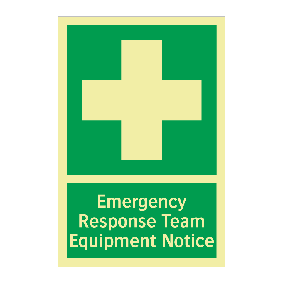 Emergency Response Team Equipment Notice