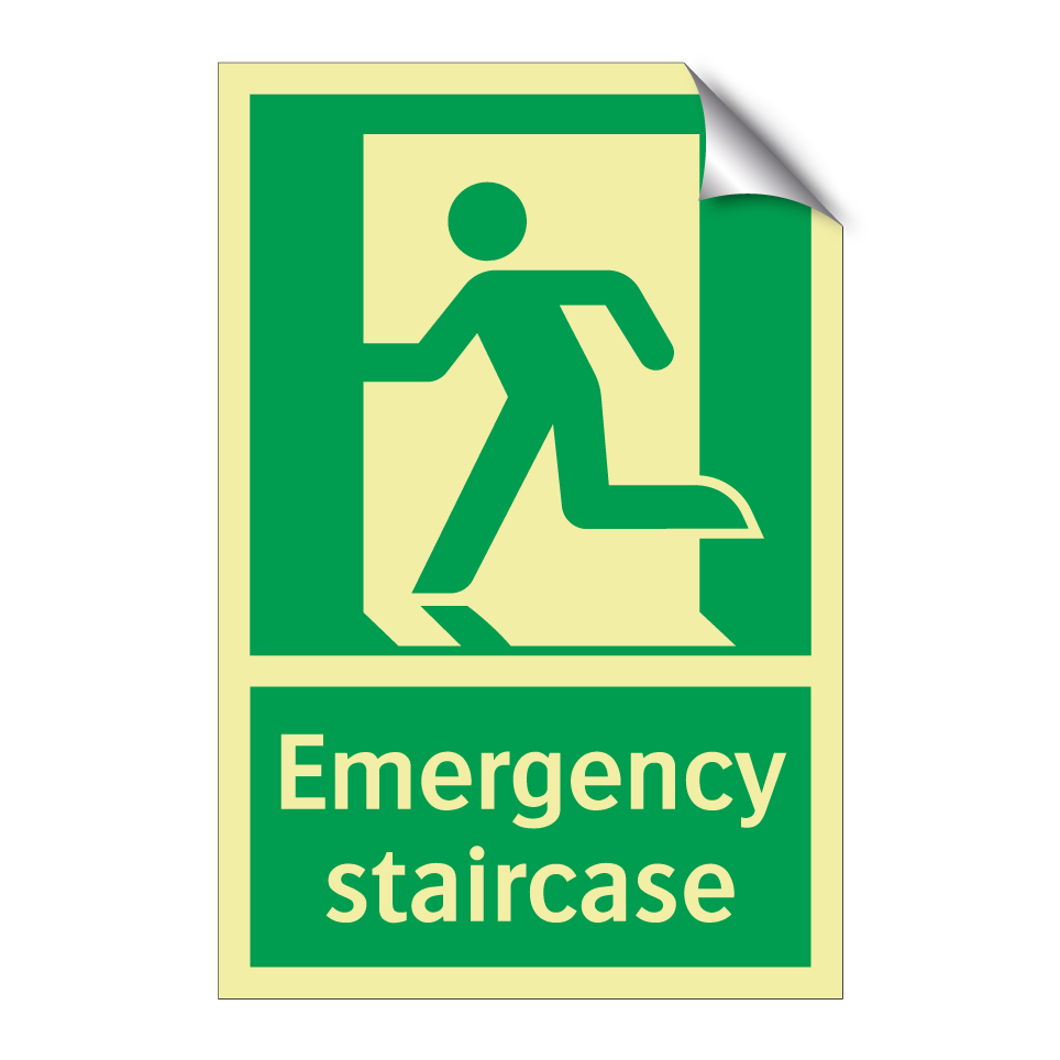 Emergency staircase