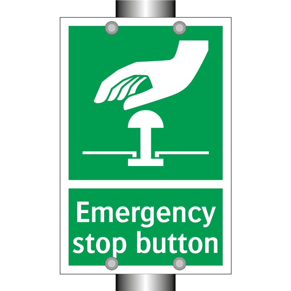 Emergency stop button