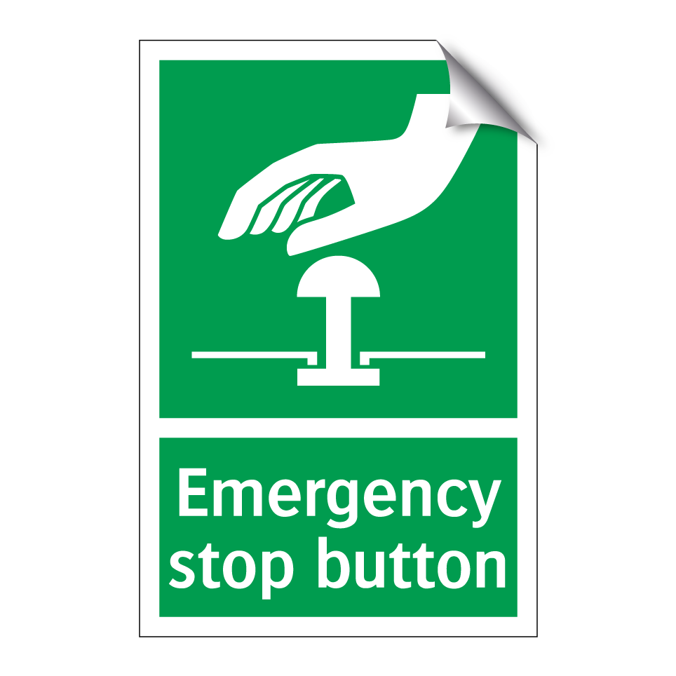 Emergency stop button
