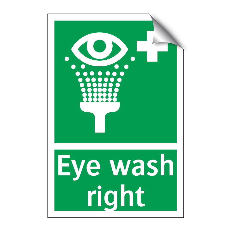 Eye wash right