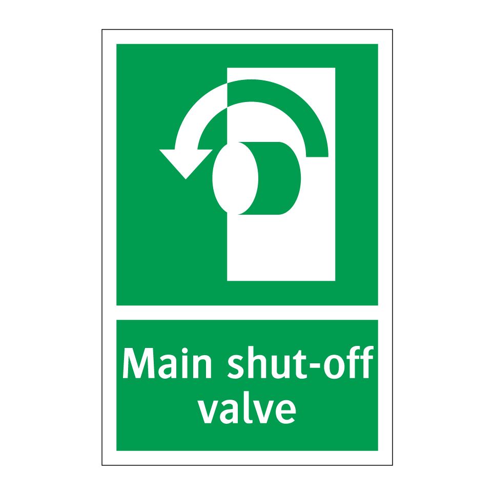 Main shut-off valve