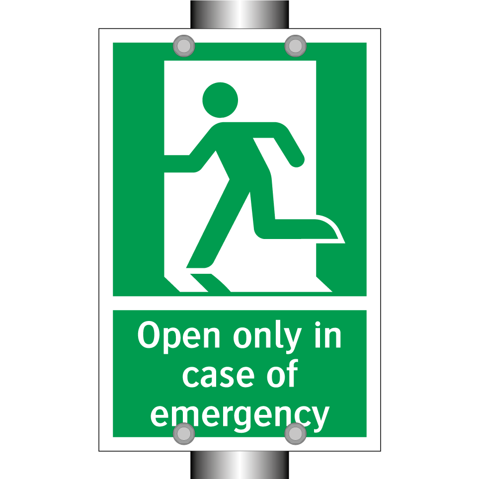 Open only in case of emergency