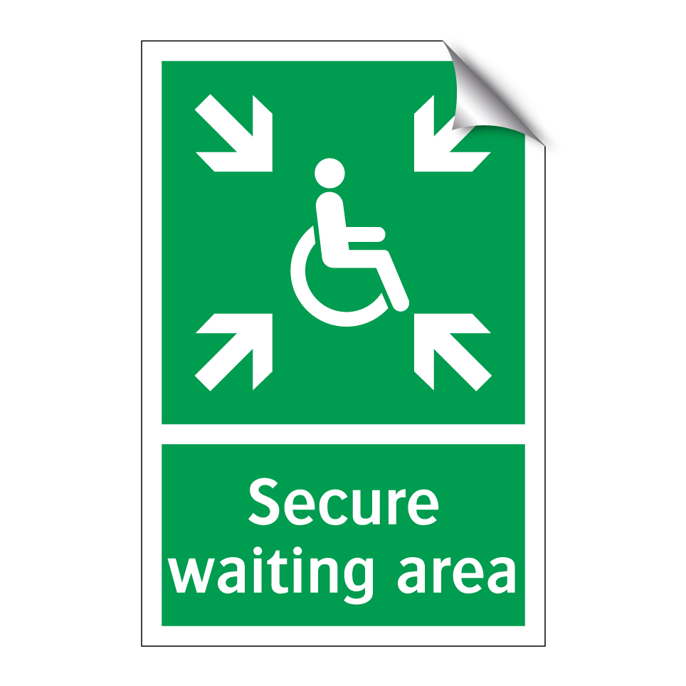 Secure waiting area