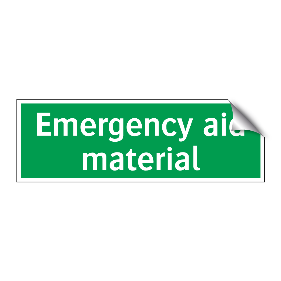 Emergency aid material
