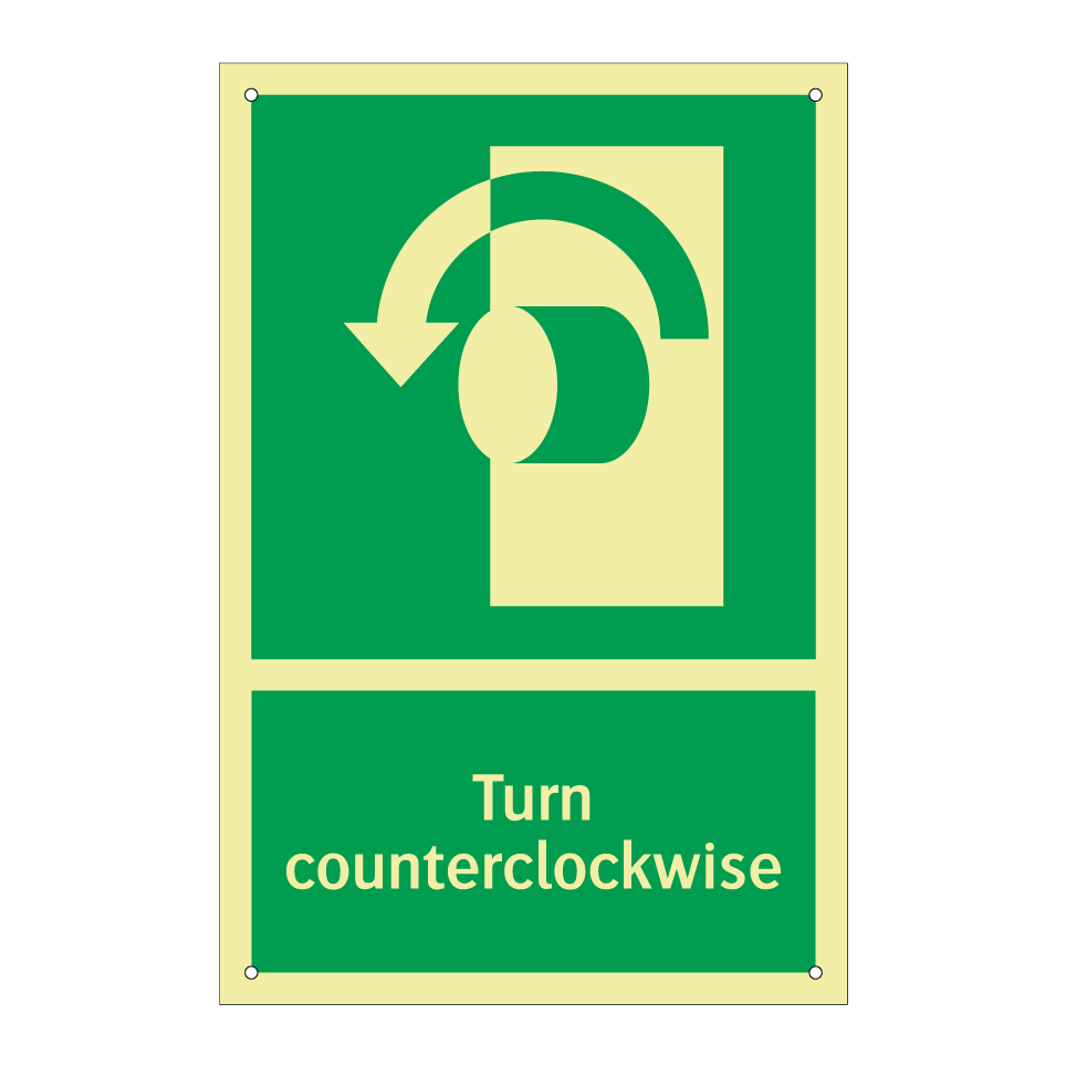 Turn counterclockwise