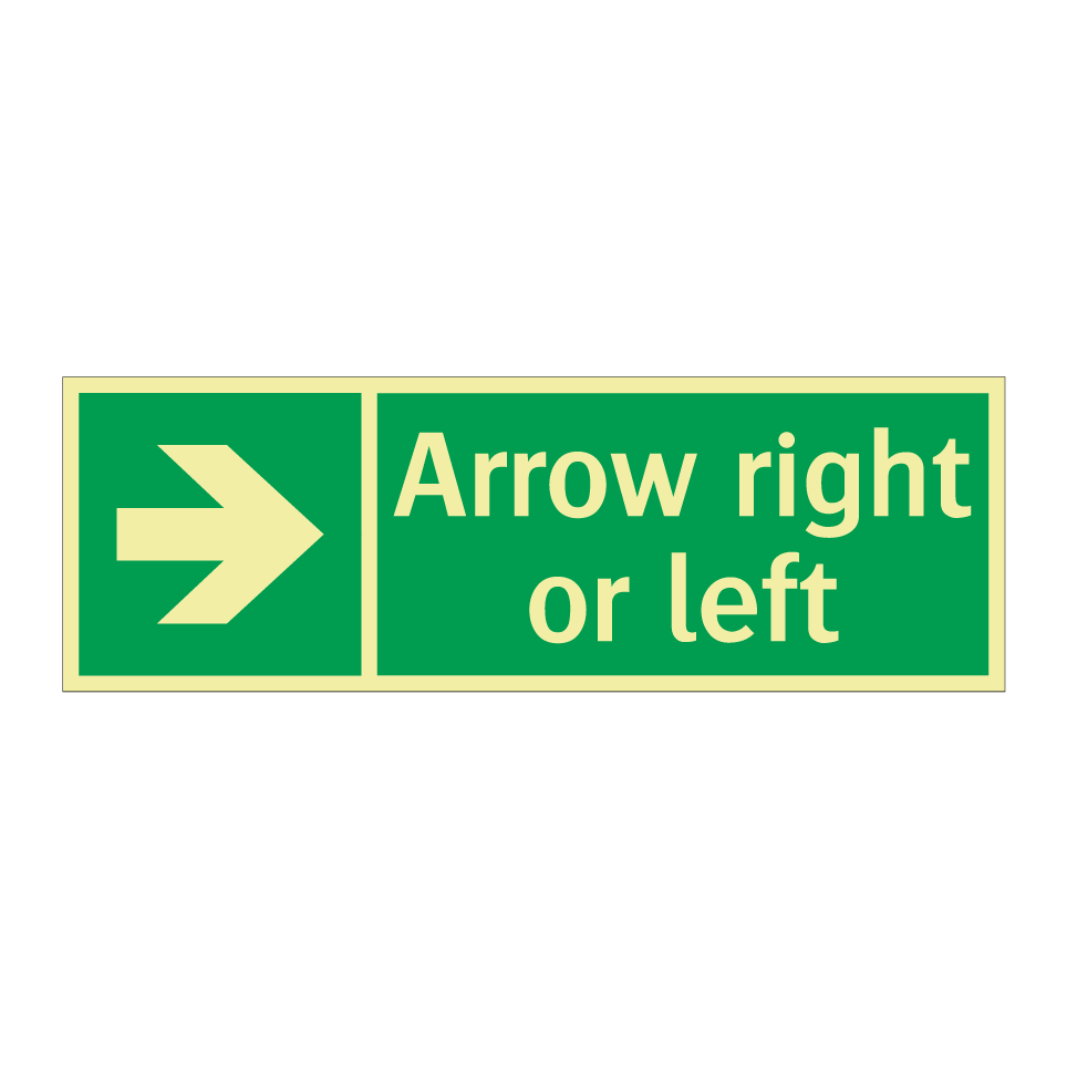 Arrow right or left