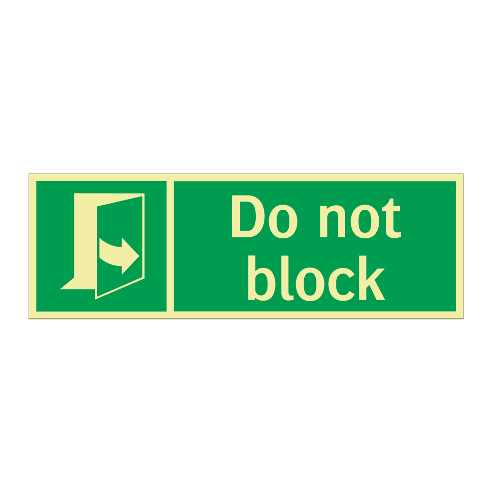 Do not block