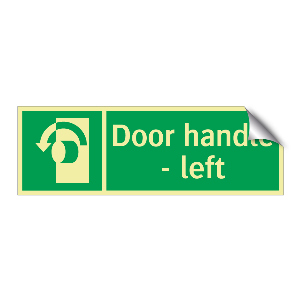 Door handle - left