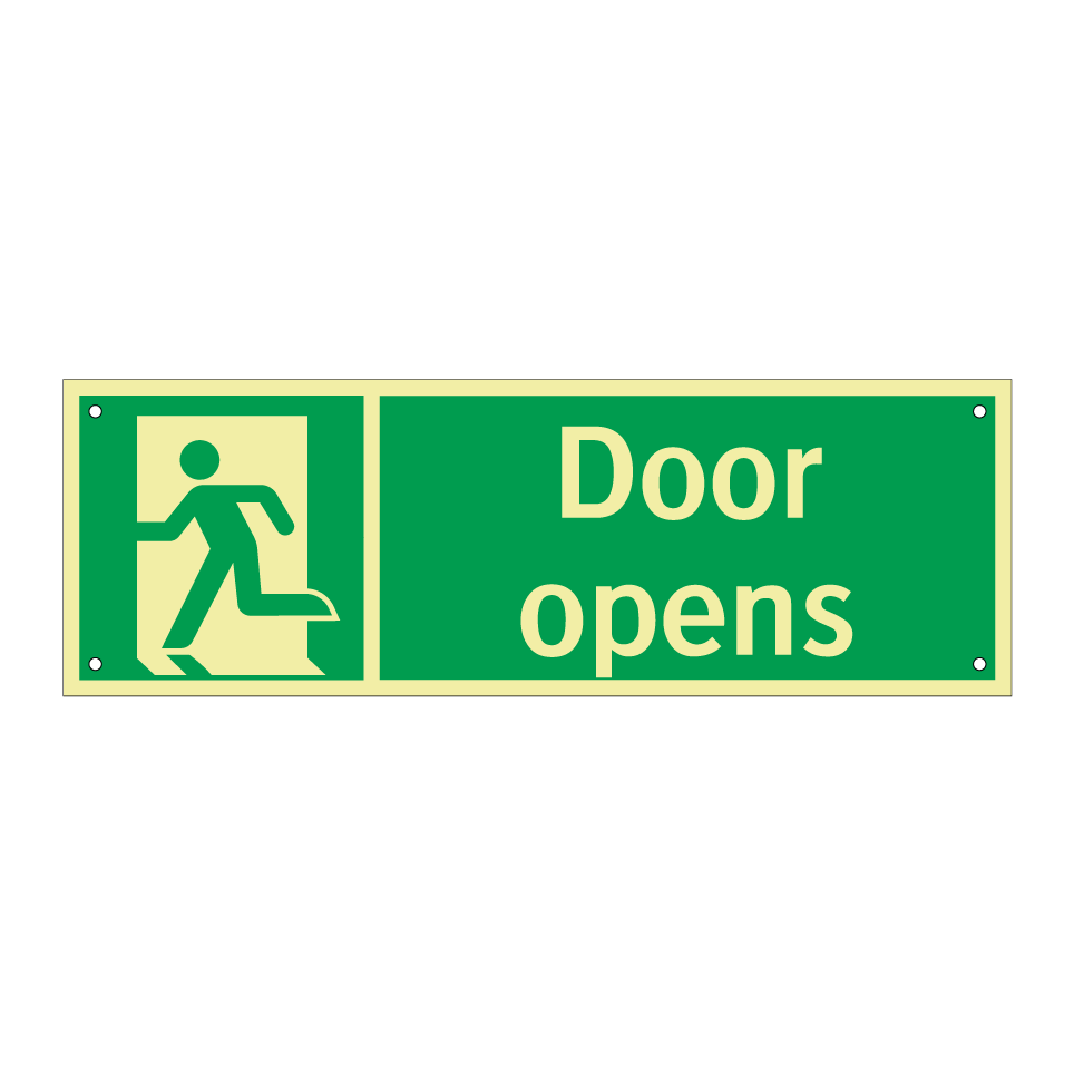 Door opens