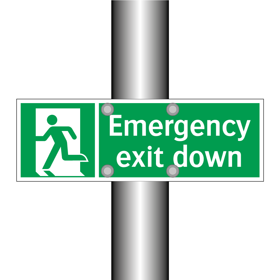 Emergency exit down