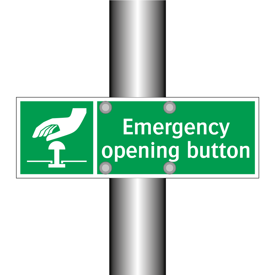 Emergency opening button