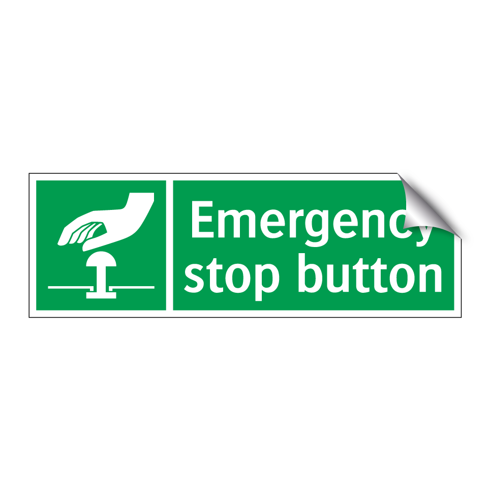Emergency stop button