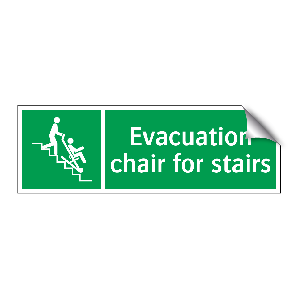 Evacuation chair for stairs
