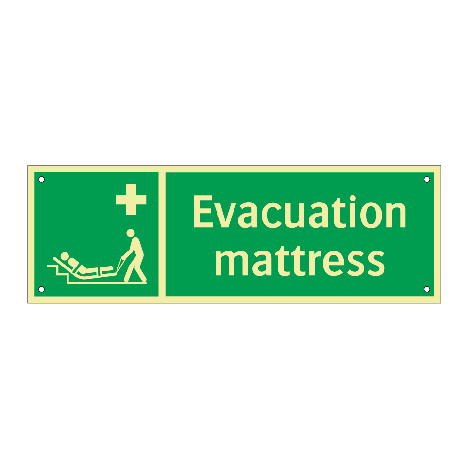 Evacuation mattress