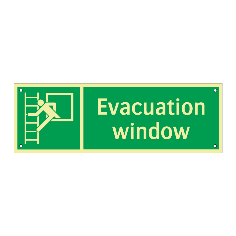 Evacuation window