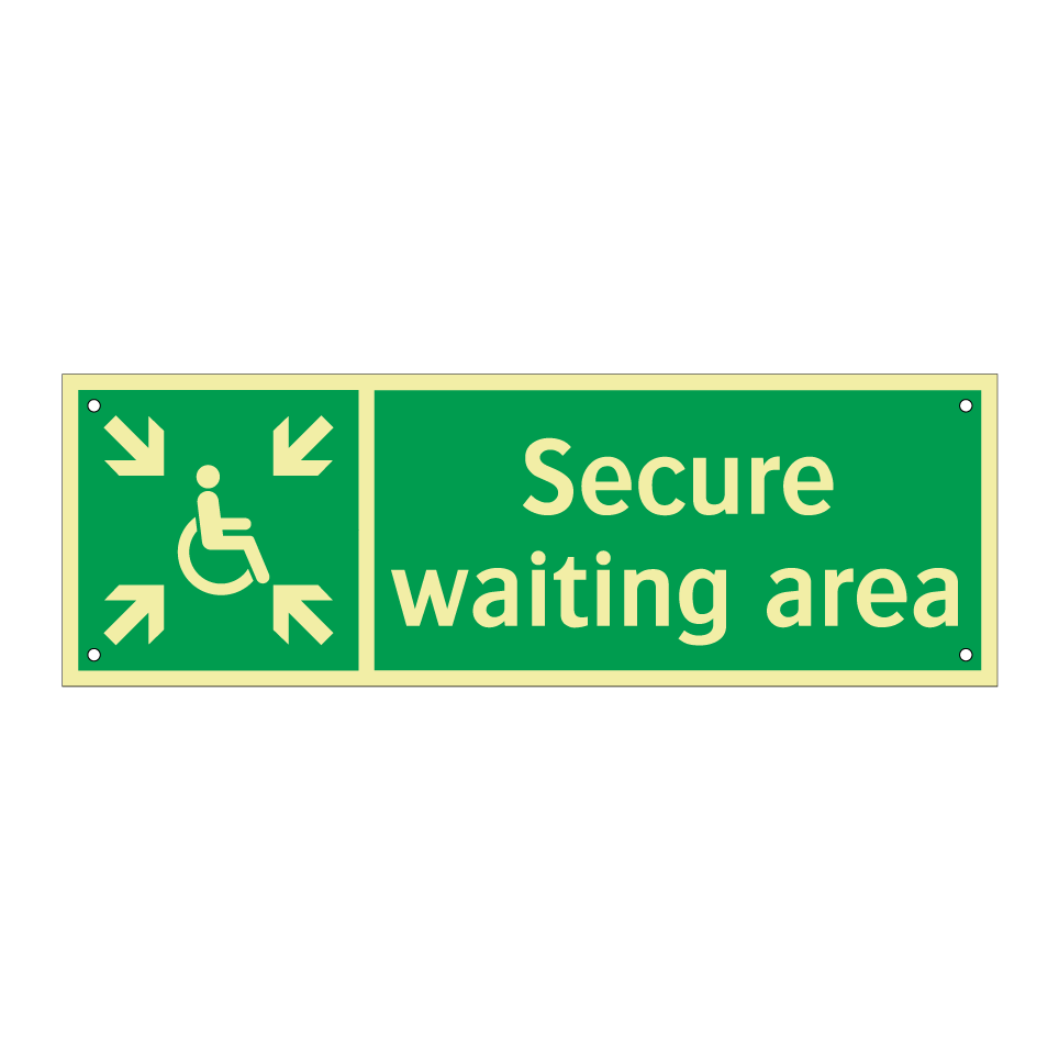 Secure waiting area