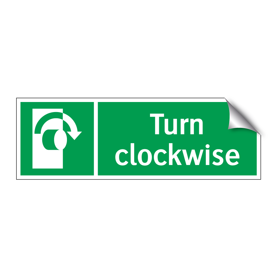 Turn clockwise