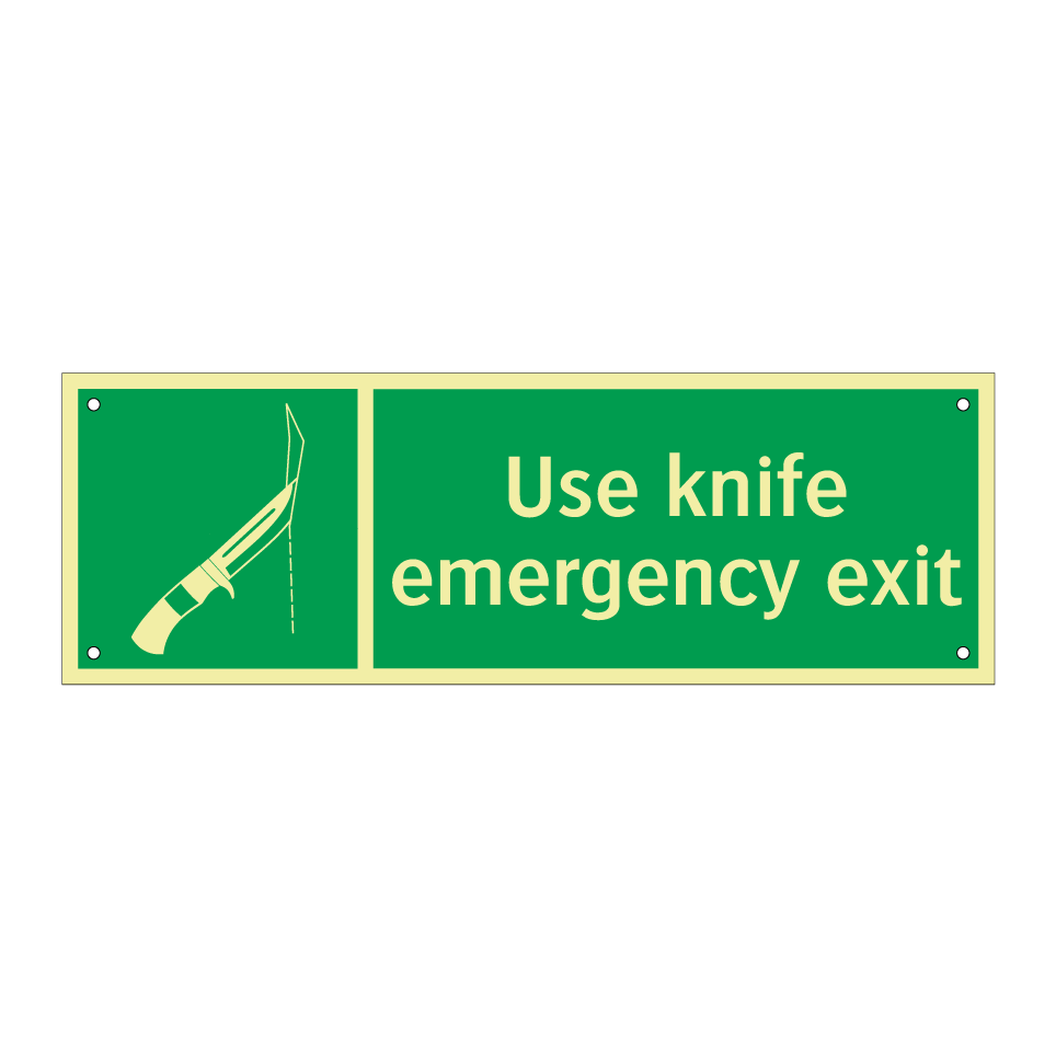 Use knife emergency exit