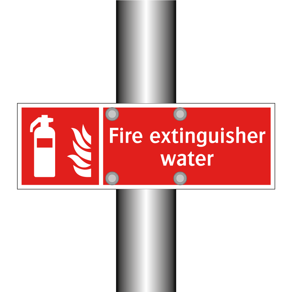 Fire extinguisher water