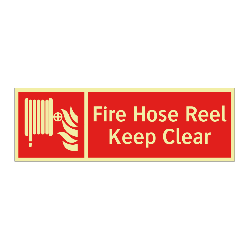 Fire Hose Reel Keep Clear