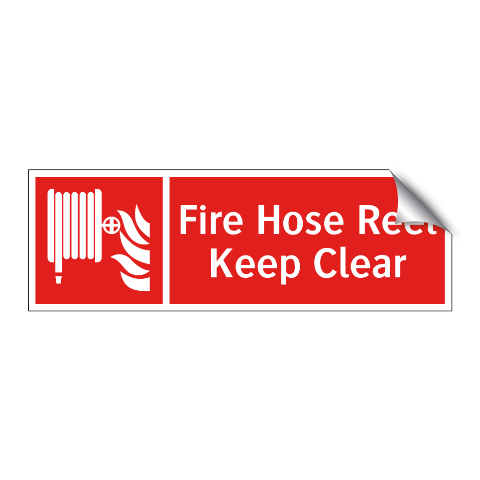 Fire Hose Reel Keep Clear