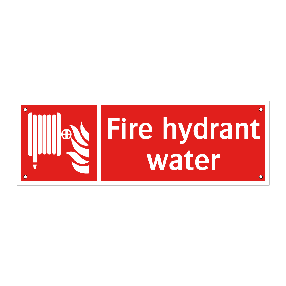 Fire hydrant water