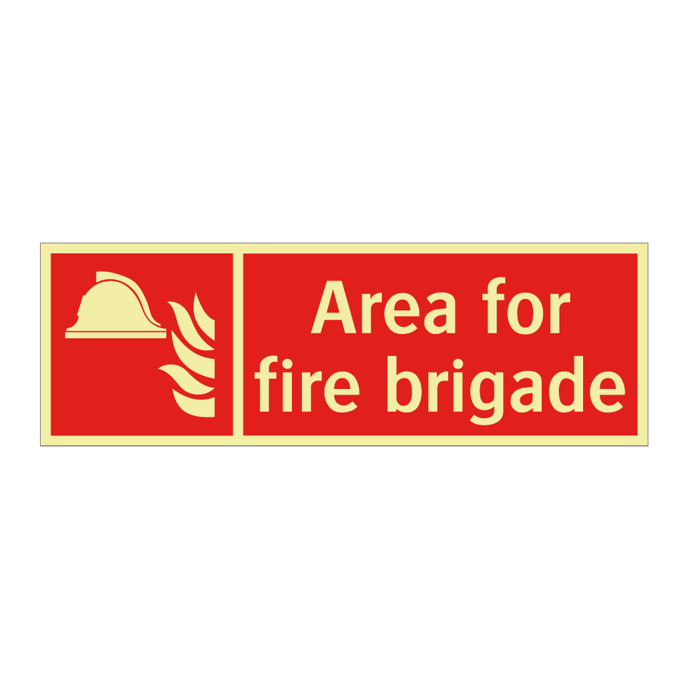Area for fire brigade