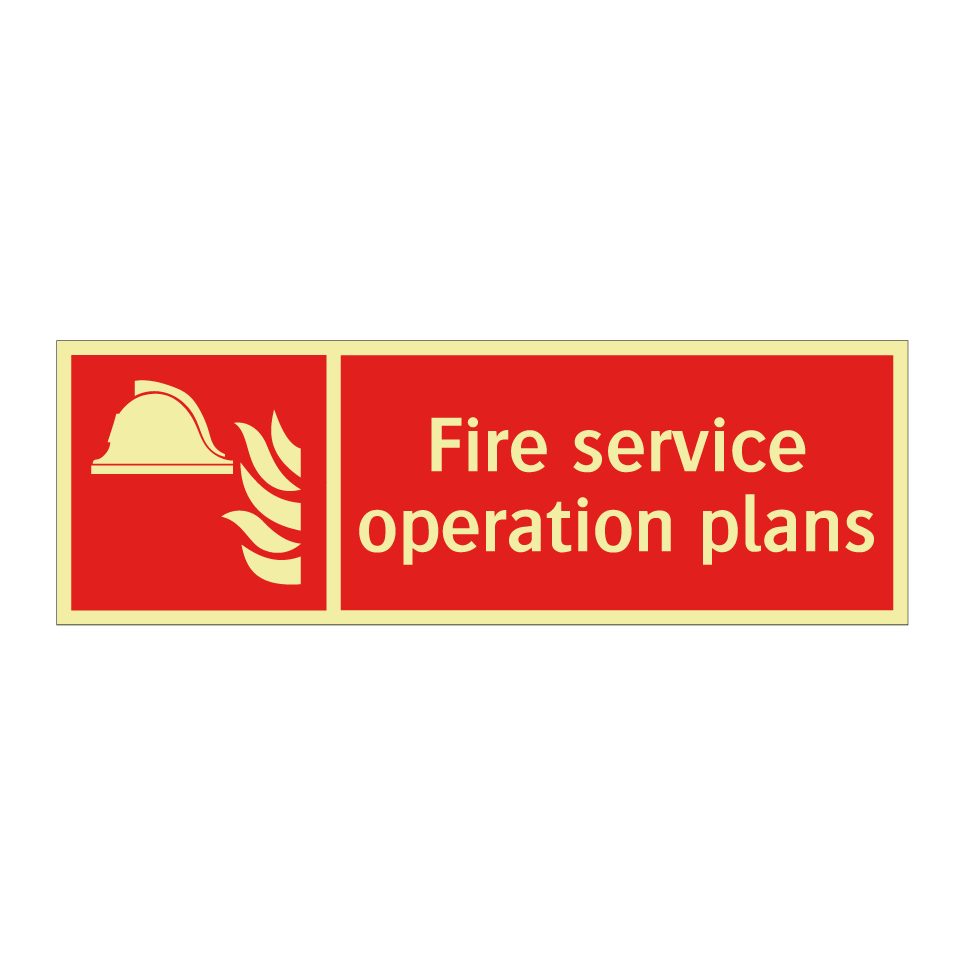 Fire service operation plans