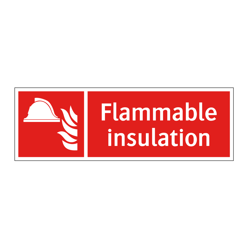 Flammable insulation