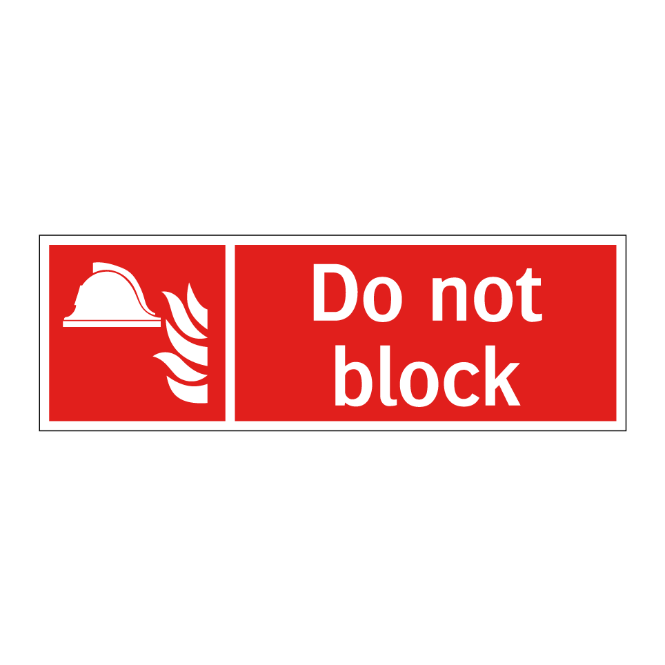Do not block