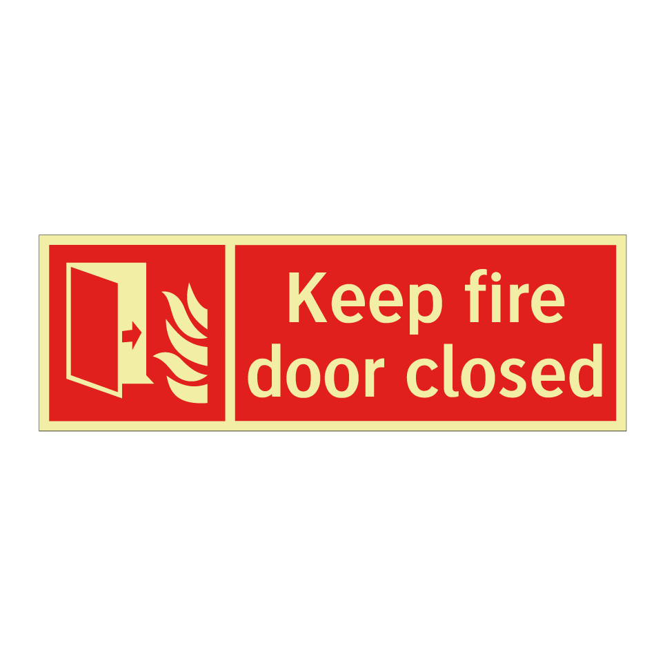 Keep fire door closed