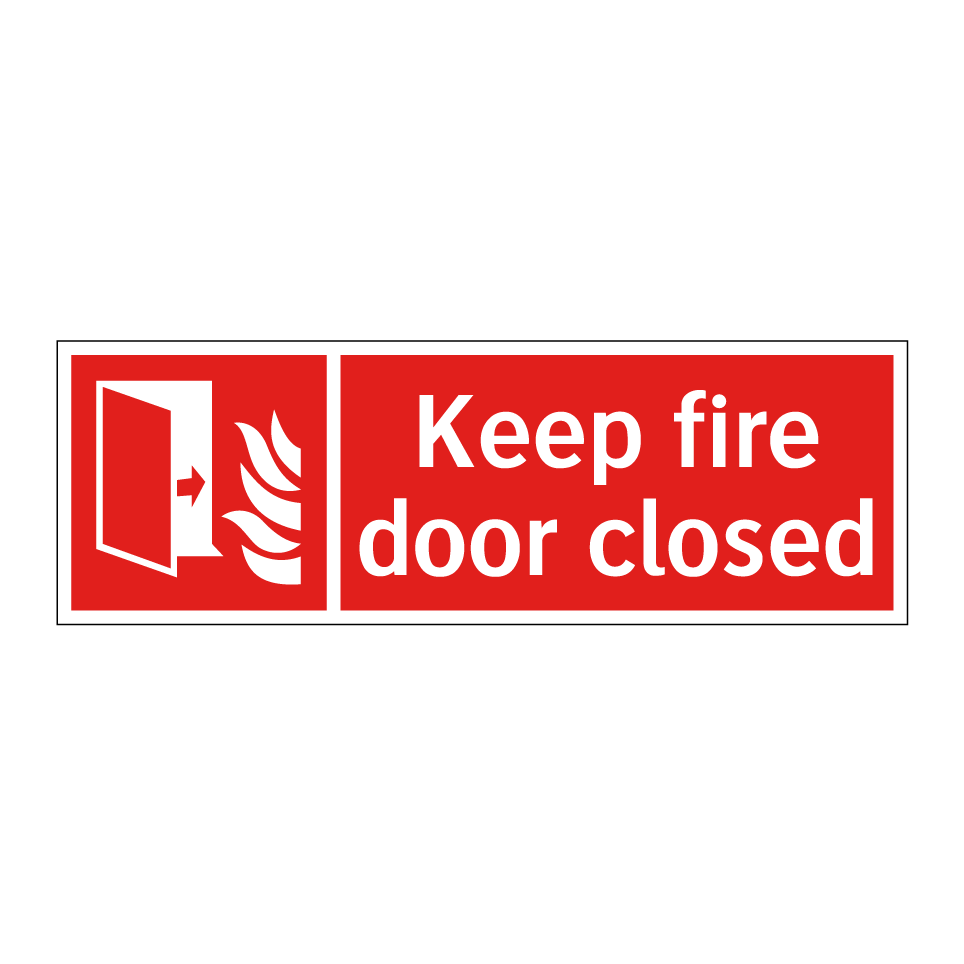 Keep fire door closed