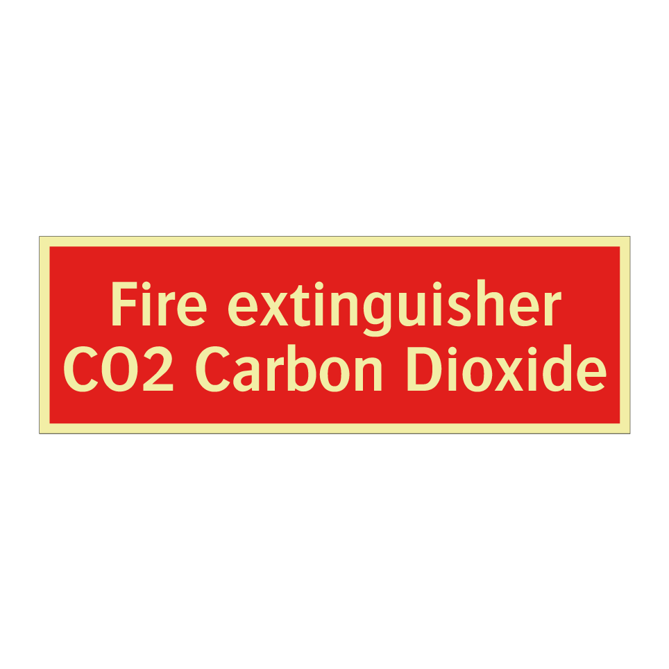 Fire extinguisher CO2 Carbon Dioxide