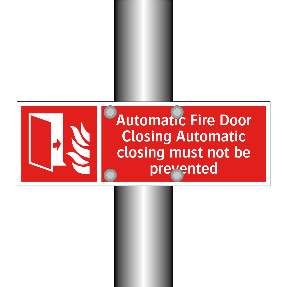 Automatic Fire Door Closing Automatic closing must not be prevented