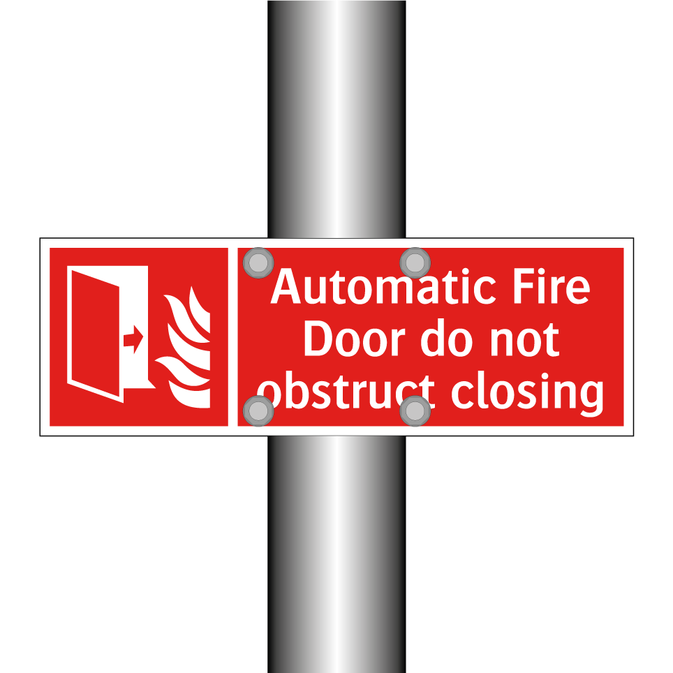 Automatic Fire Door do not obstruct closing