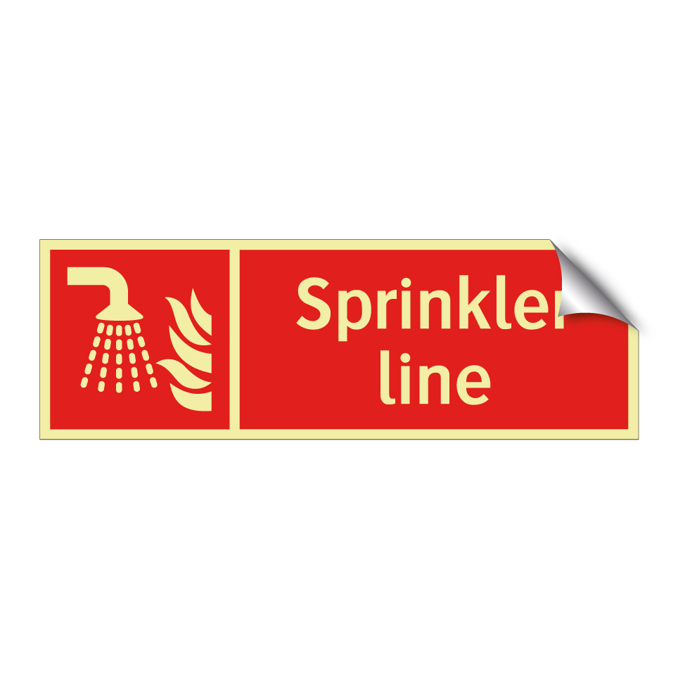 Sprinkler line
