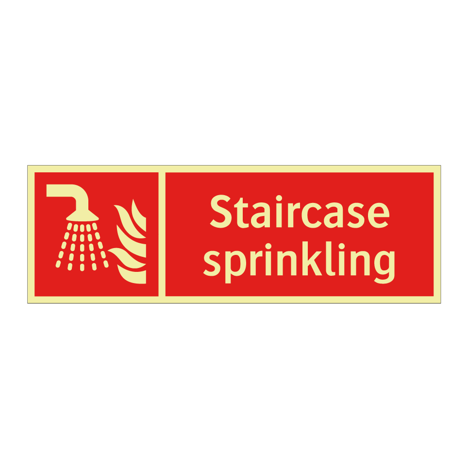 Staircase sprinkling