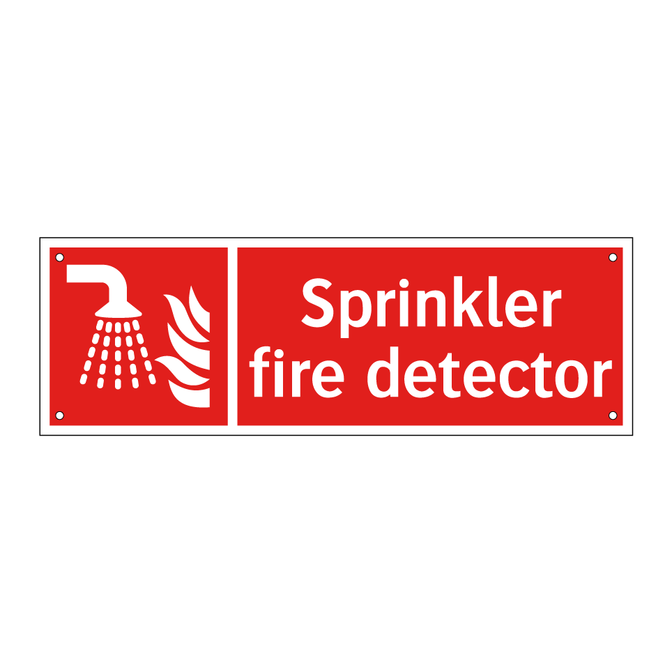 Sprinkler fire detector