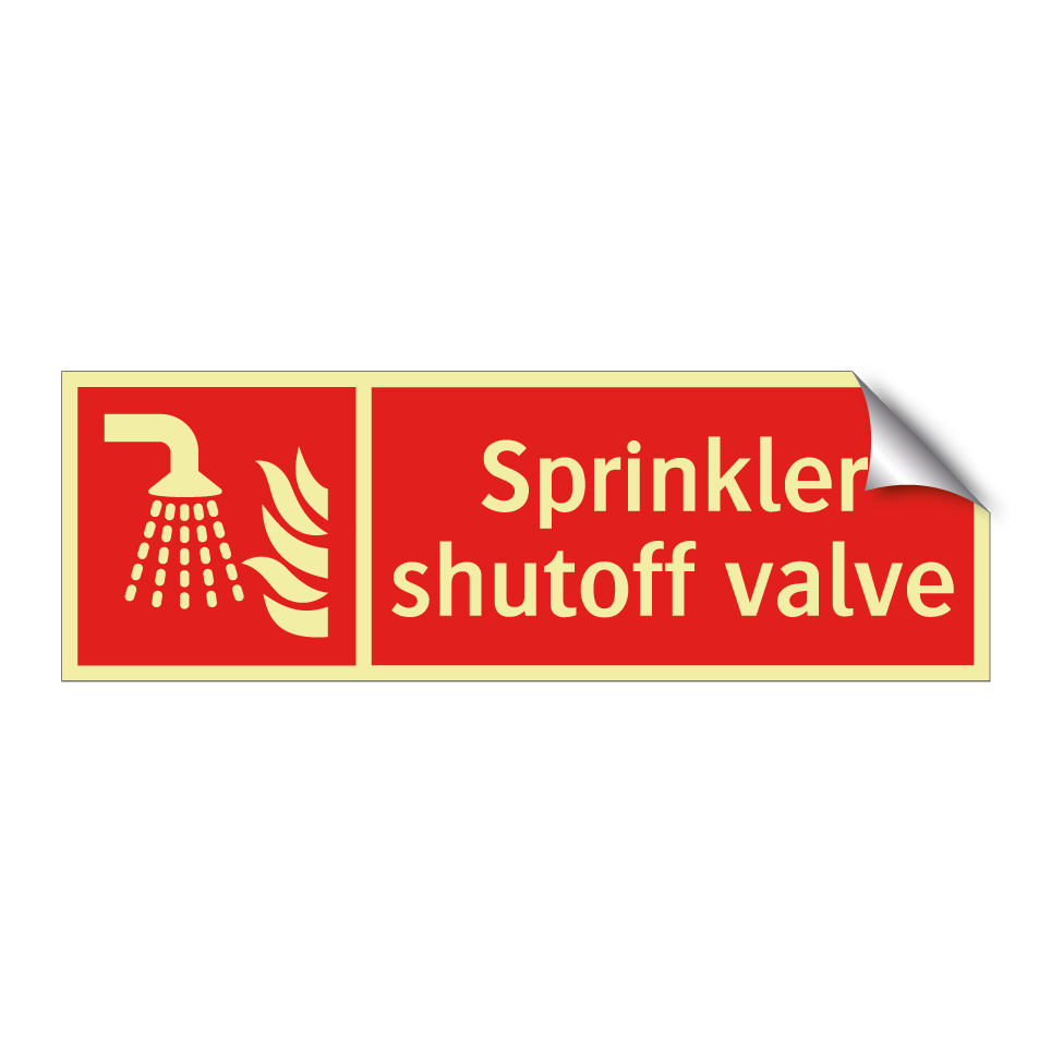 Sprinkler shutoff valve