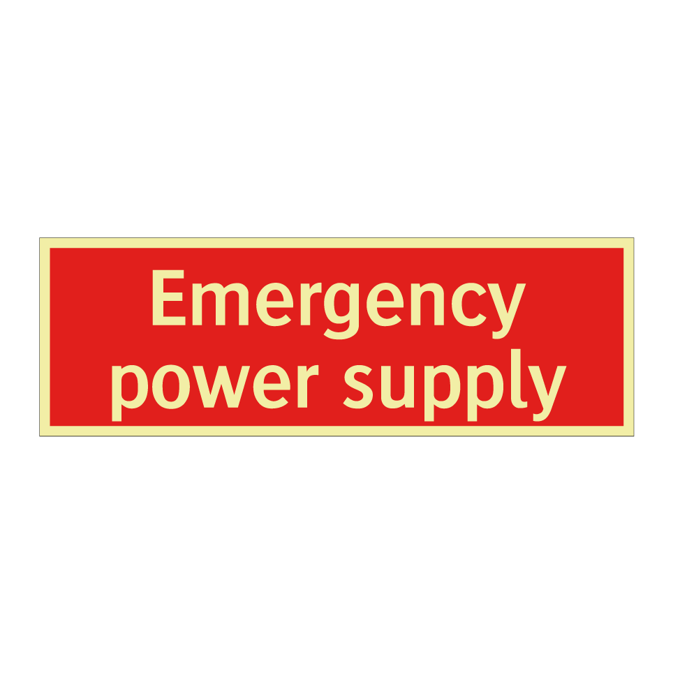 Emergency power supply
