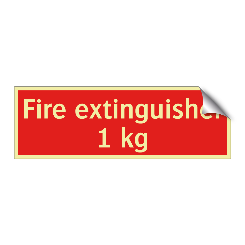 Fire extinguisher 1 kg