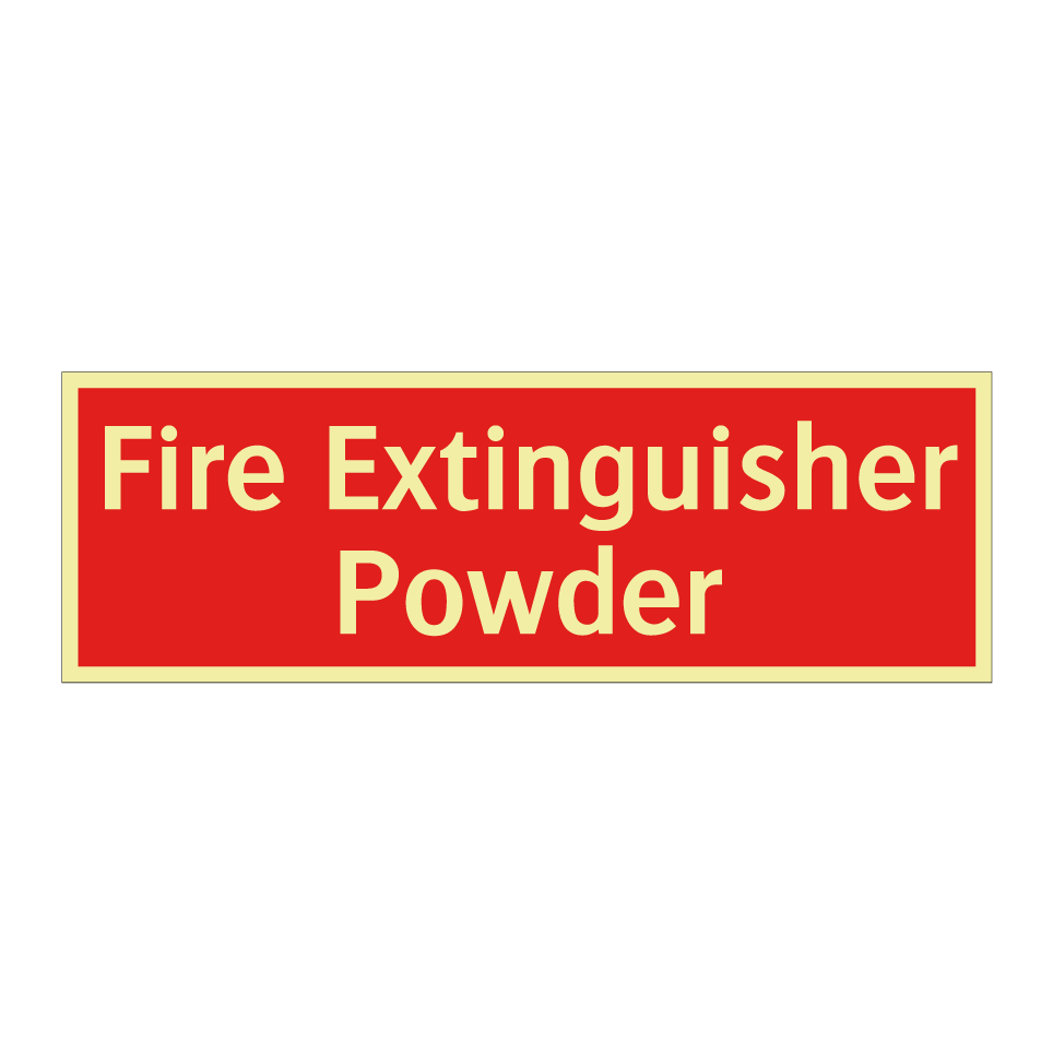 Fire Extinguisher Powder