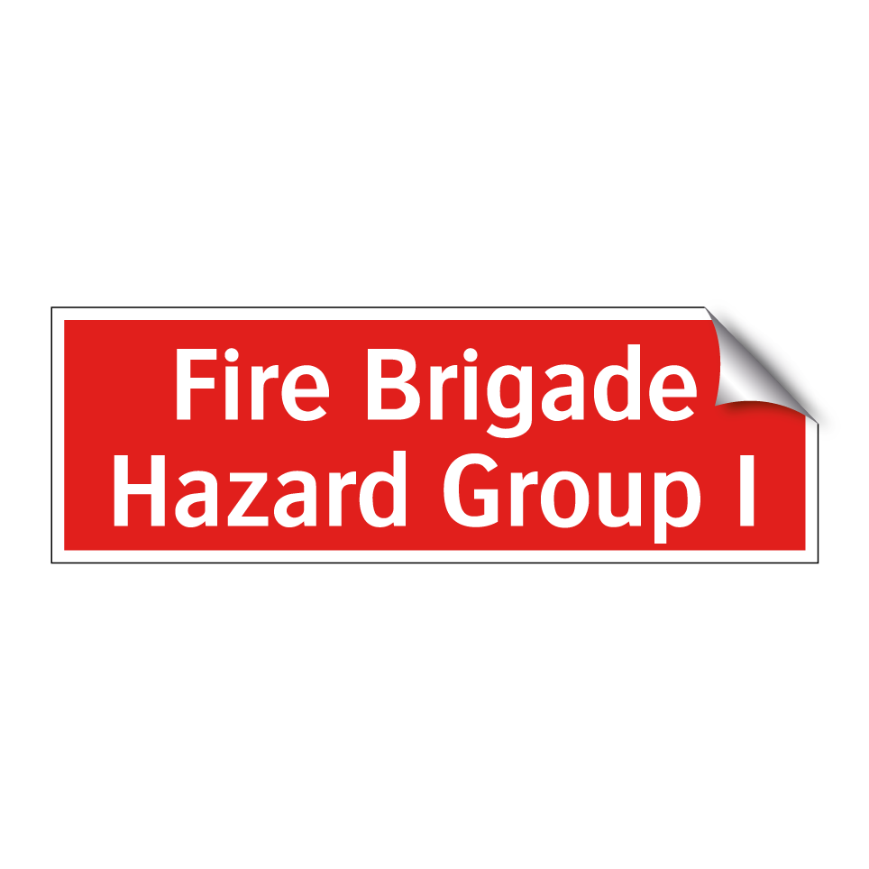 Fire Brigade Hazard Group I